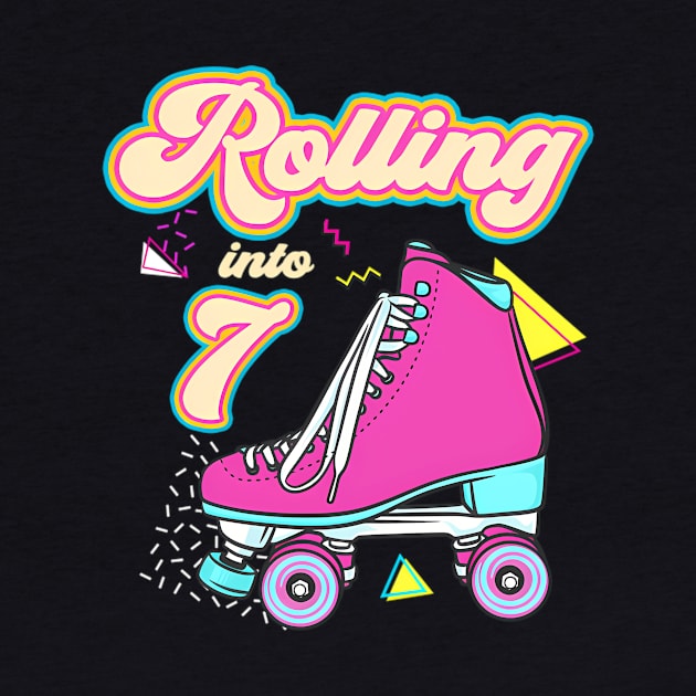 Rolling Into 7 Roller Skate 7Th by klei-nhanss